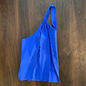 Blue Designer Halter Top